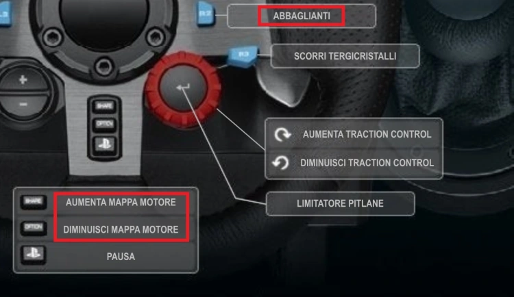 ACC: suggerimenti per la configurazione dei comandi di gioco sul volante  Logitech G29 – Trinacria Simracing